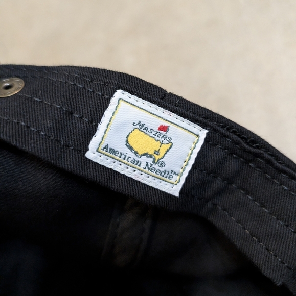 The Masters Hat Black Golf American Needle Strapback Mens Womens - Picture 3 of 3